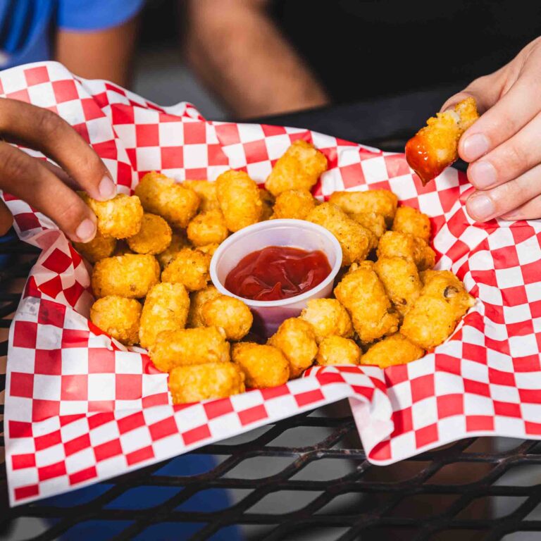 Tater Tots with Ketchup